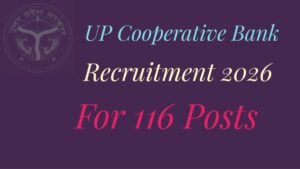 UP Cooperative Bank Recruitment 2026