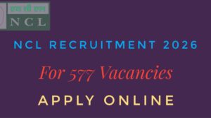 NCL Recruitment 2026 