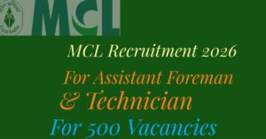 MCL Recruitment 2026 