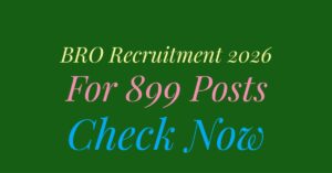 BRO Recruitment 2026