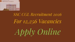 SSC CGL Recruitment 2026 Notification Out 