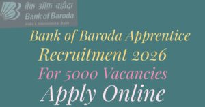 Bank of Baroda Apprentice Recruitment 2026