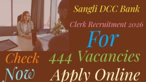 Sangli DCC Bank Clerk Recruitment 2026