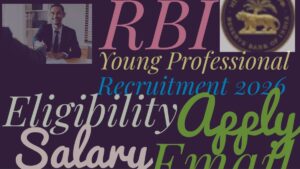 RBI Young Professionals Recruitment 2026