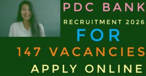 PDC Bank Recruitment 2026