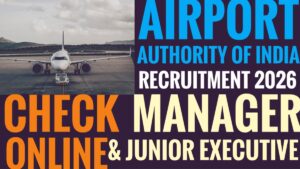 Airport Authority of India Recruitment 2026 Notification Out