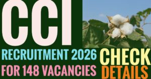 CCI Recruitment 2026