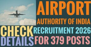 Airport Authority of India Recruitment 2026 