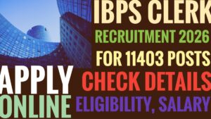 IBPS Clerk Recruitment 2026