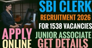 SBI Clerk Recruitment 2026:
