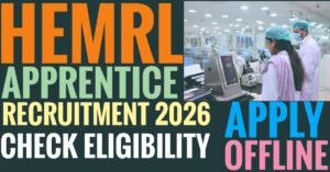 HEMRL Apprentice Recruitment 2026