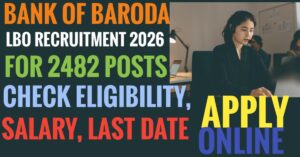 Bank of Baroda LBO Recruitment 2026 Notification Out