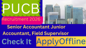 PUCB Recruitment 2026