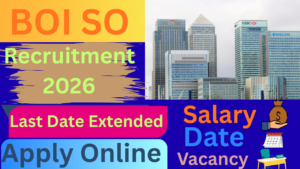 BOI Specialist Officer Recruitment 2026