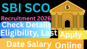 SBI Specialist Cadre Officer Recruitment 2026