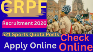 CRPF Recruitment 2026